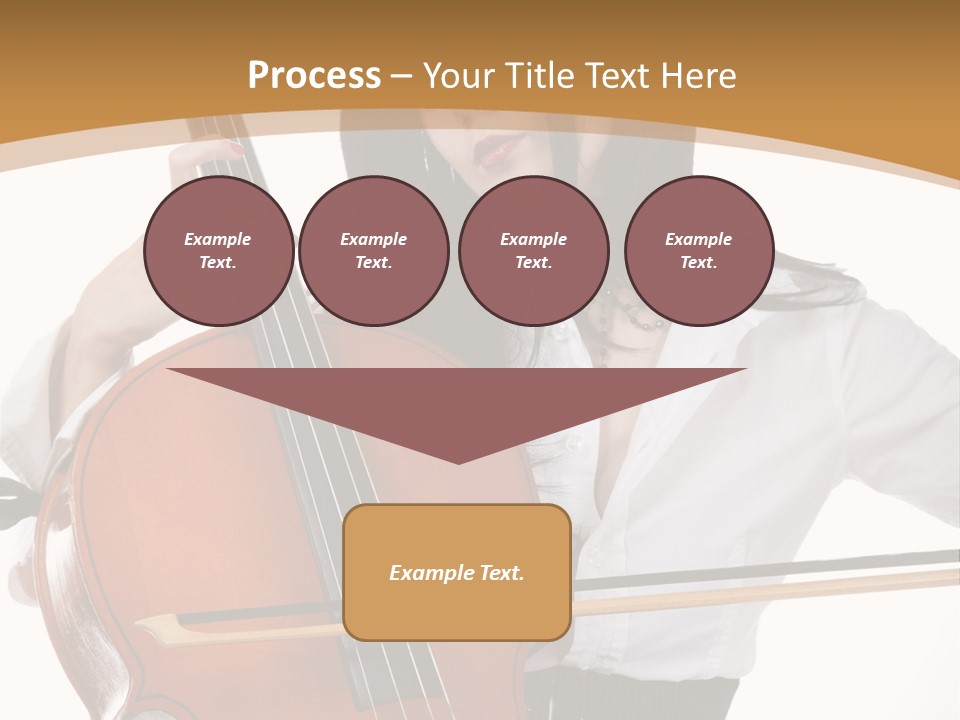 Shirt Beauty Portrait PowerPoint Template