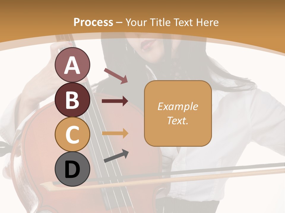 Shirt Beauty Portrait PowerPoint Template