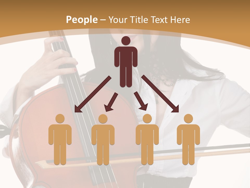 Shirt Beauty Portrait PowerPoint Template