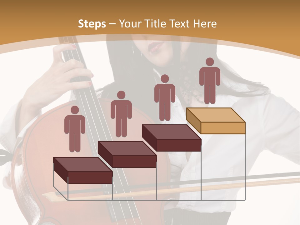 Shirt Beauty Portrait PowerPoint Template