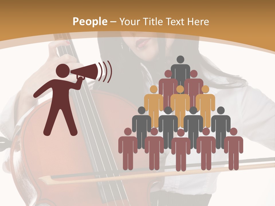 Shirt Beauty Portrait PowerPoint Template