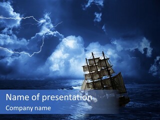 Exploration Magnitude Horizon PowerPoint Template