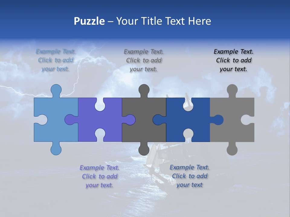 Exploration Magnitude Horizon PowerPoint Template