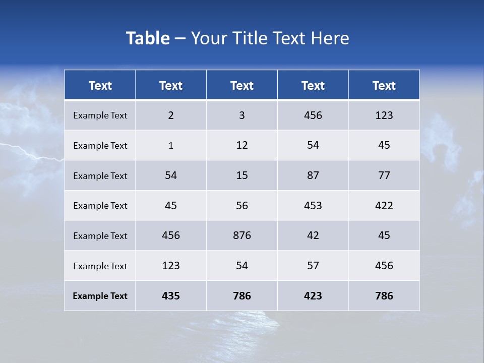 Exploration Magnitude Horizon PowerPoint Template