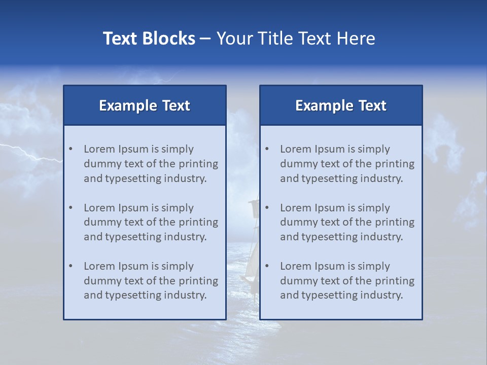 Exploration Magnitude Horizon PowerPoint Template