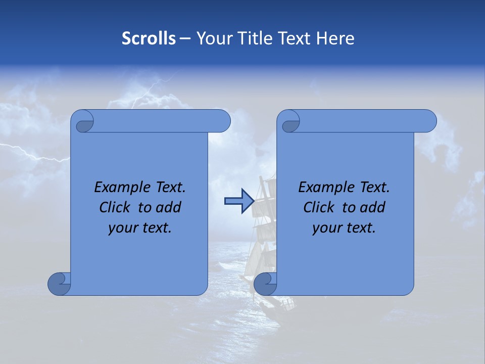 Exploration Magnitude Horizon PowerPoint Template