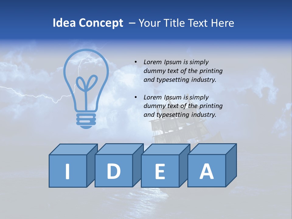 Exploration Magnitude Horizon PowerPoint Template