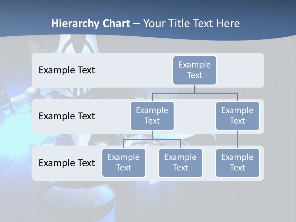 Humanoid Future Warrior PowerPoint Template