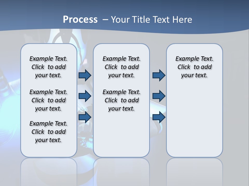 Humanoid Future Warrior PowerPoint Template