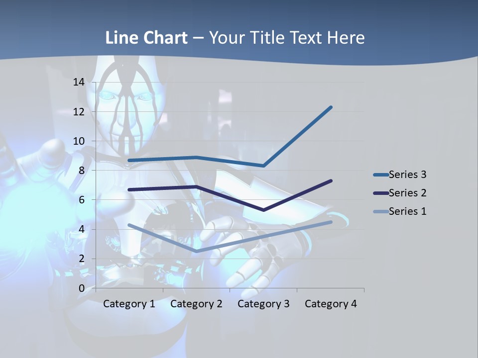 Humanoid Future Warrior PowerPoint Template