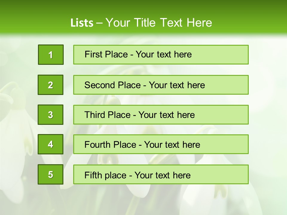 Holiday Tiny Botanical PowerPoint Template