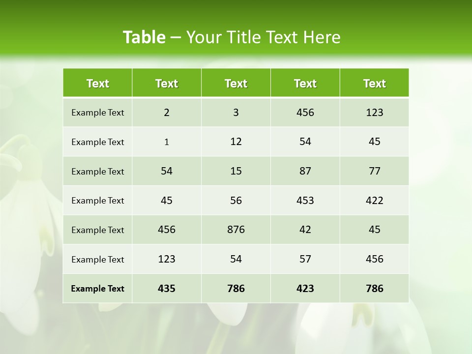 Holiday Tiny Botanical PowerPoint Template