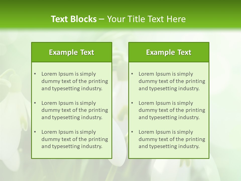 Holiday Tiny Botanical PowerPoint Template