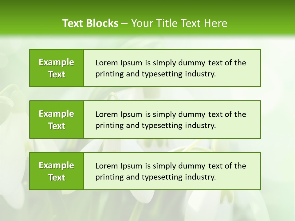Holiday Tiny Botanical PowerPoint Template
