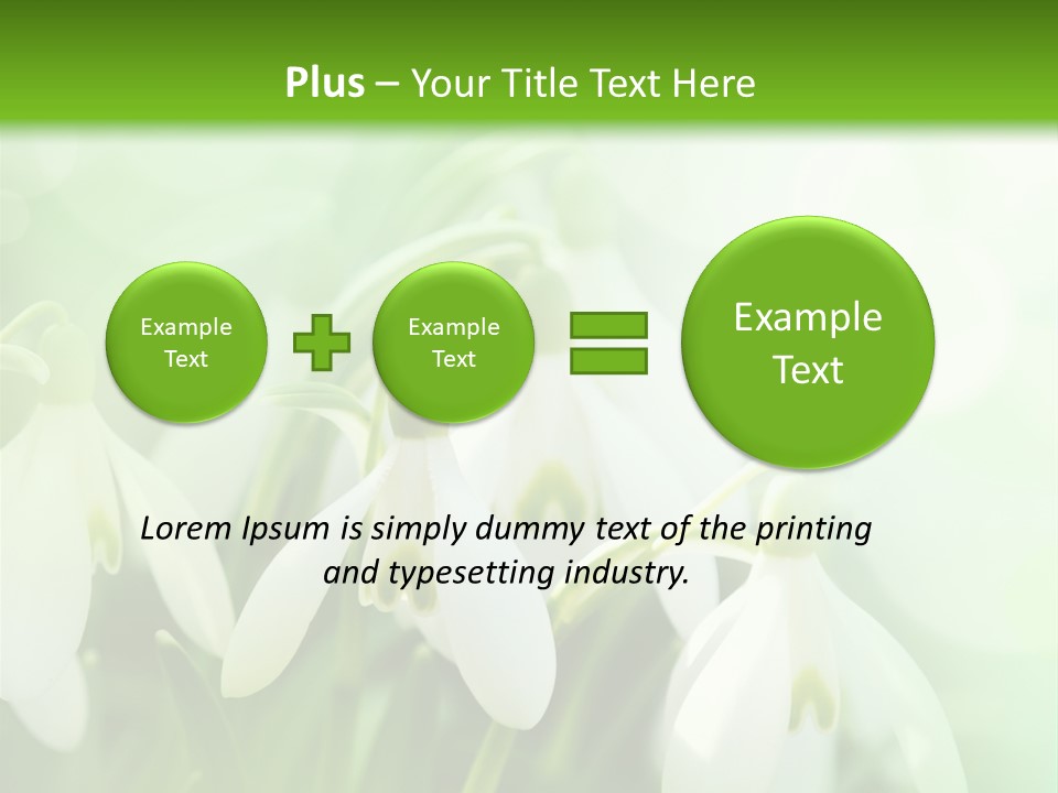 Holiday Tiny Botanical PowerPoint Template
