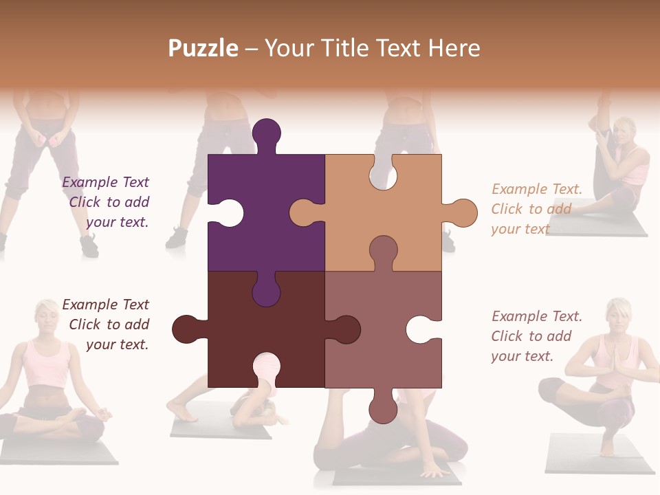 Pretty Female Strong PowerPoint Template