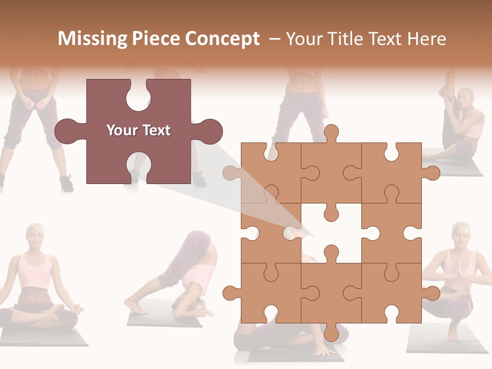 Pretty Female Strong PowerPoint Template