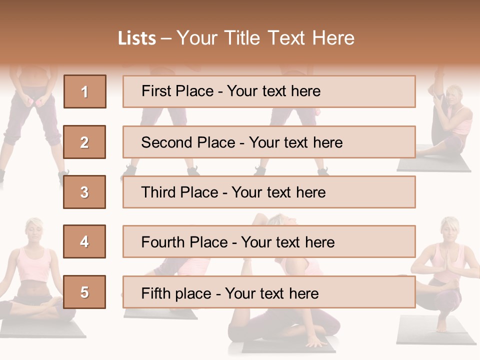 Pretty Female Strong PowerPoint Template
