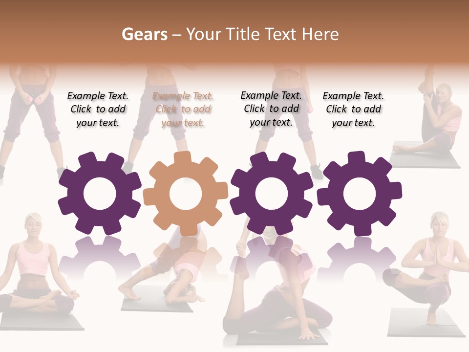 Pretty Female Strong PowerPoint Template