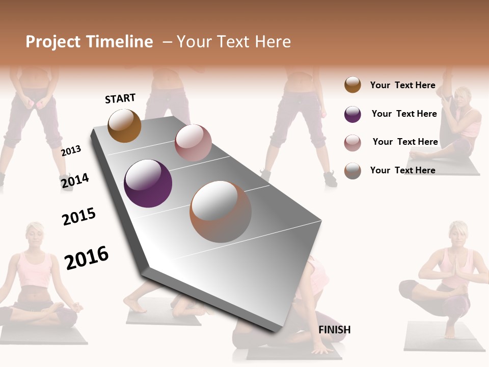 Pretty Female Strong PowerPoint Template