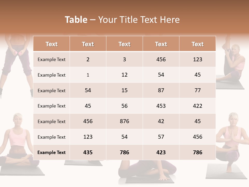 Pretty Female Strong PowerPoint Template
