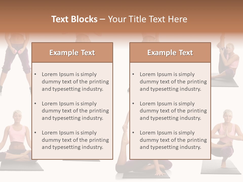Pretty Female Strong PowerPoint Template