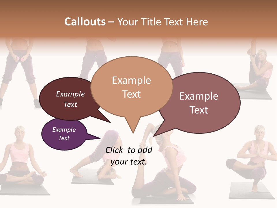 Pretty Female Strong PowerPoint Template