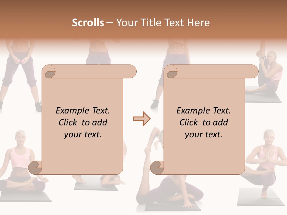 Pretty Female Strong PowerPoint Template