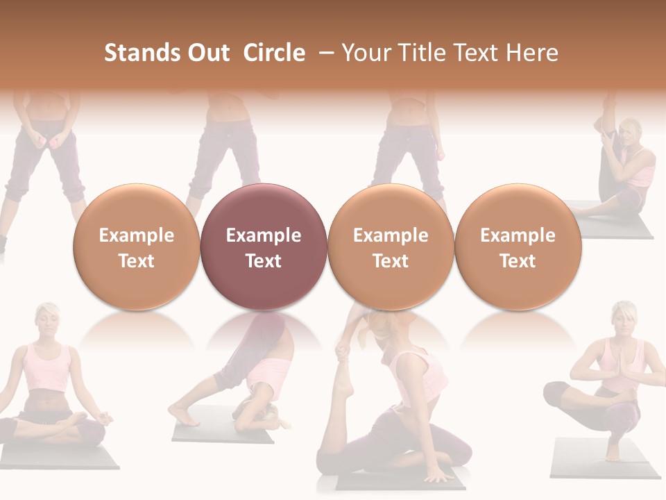 Pretty Female Strong PowerPoint Template