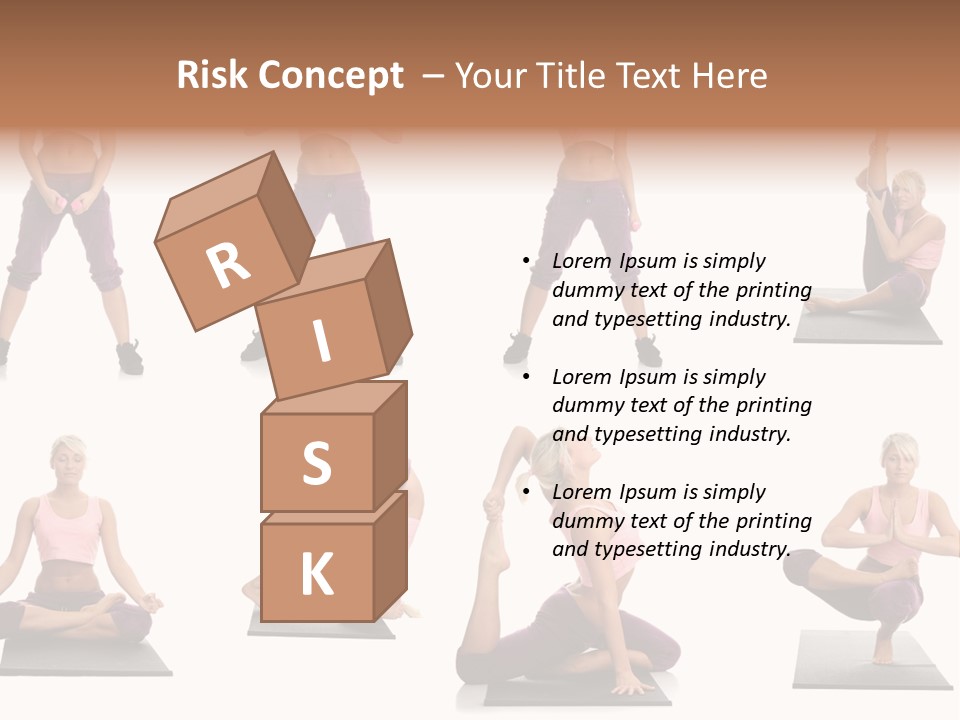 Pretty Female Strong PowerPoint Template