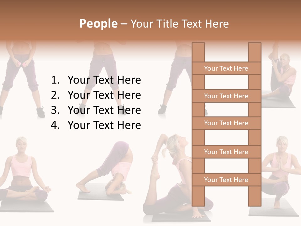 Pretty Female Strong PowerPoint Template