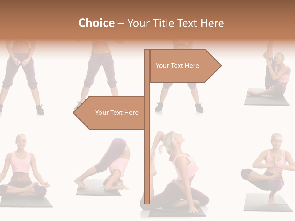 Pretty Female Strong PowerPoint Template