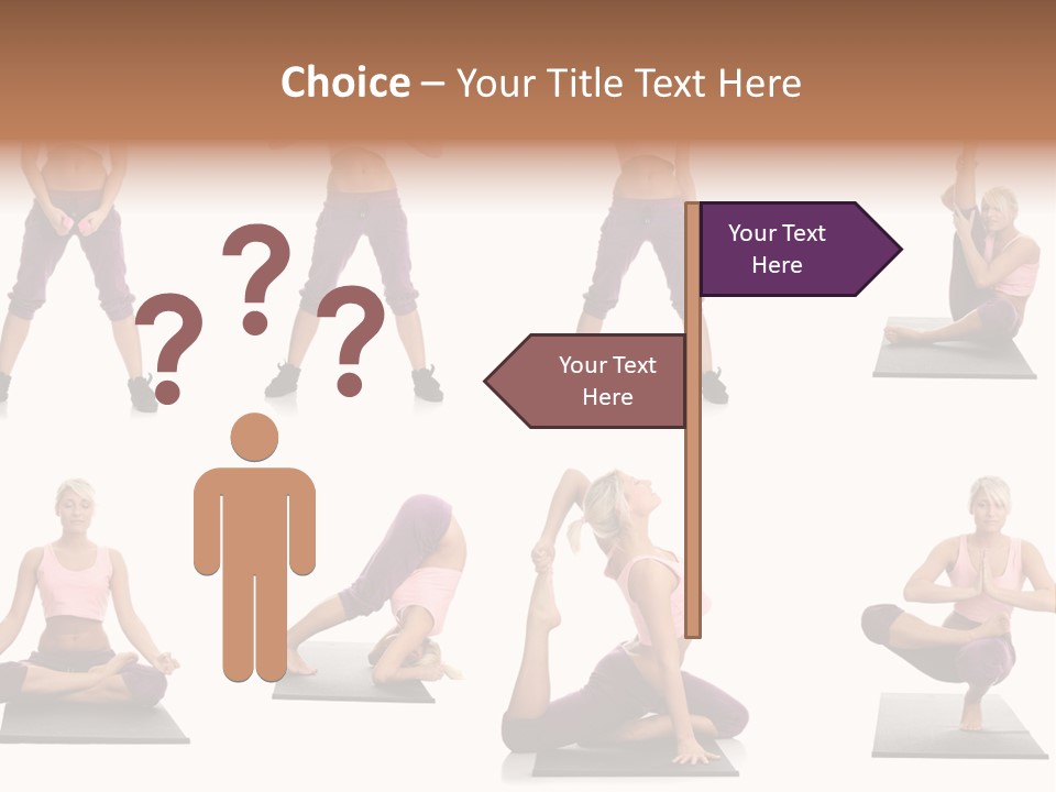 Pretty Female Strong PowerPoint Template
