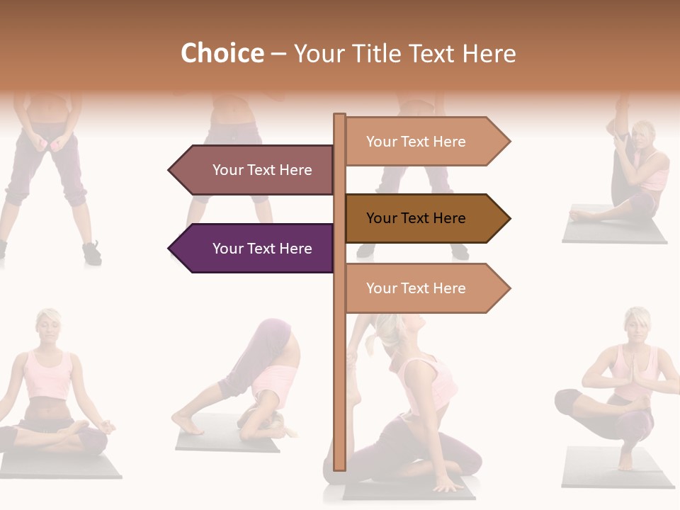 Pretty Female Strong PowerPoint Template