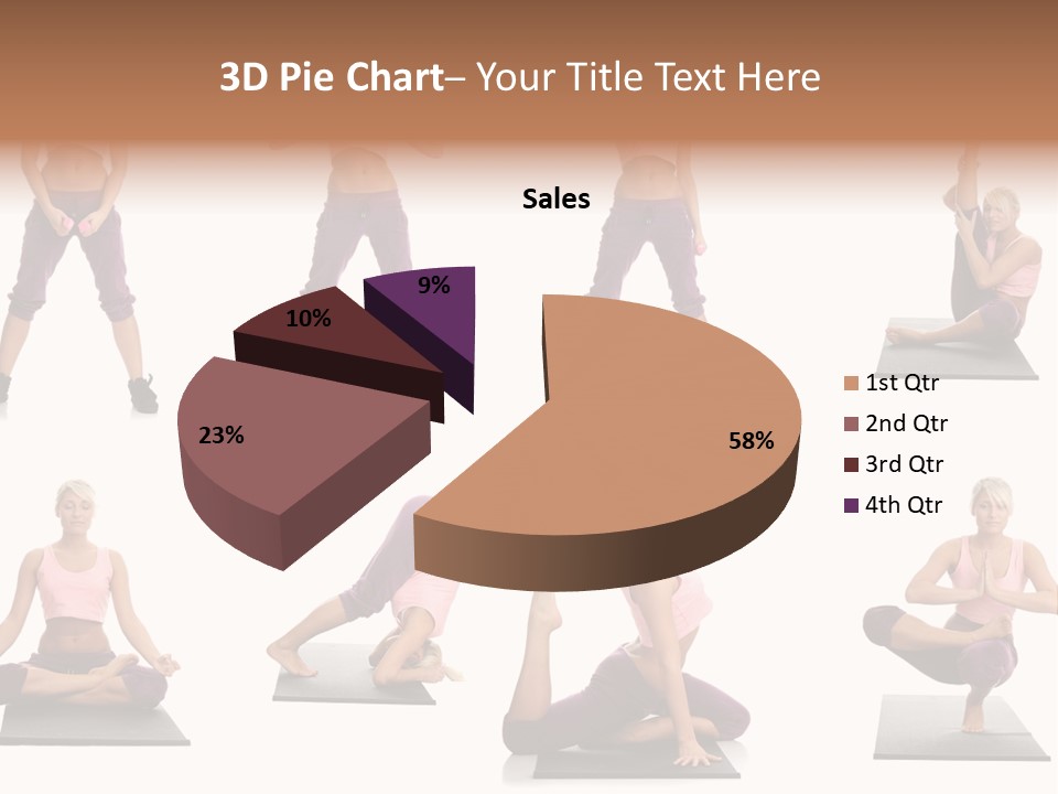 Pretty Female Strong PowerPoint Template