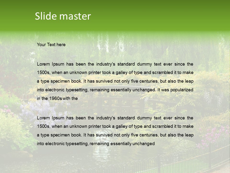 Architecture Bloom Blossom PowerPoint Template