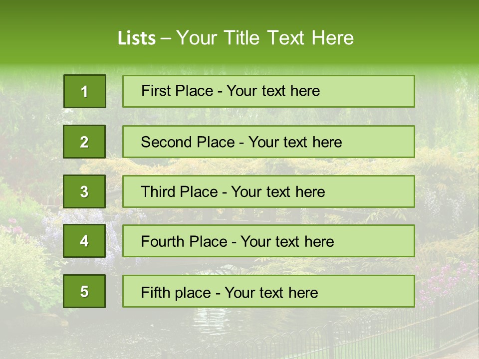Architecture Bloom Blossom PowerPoint Template