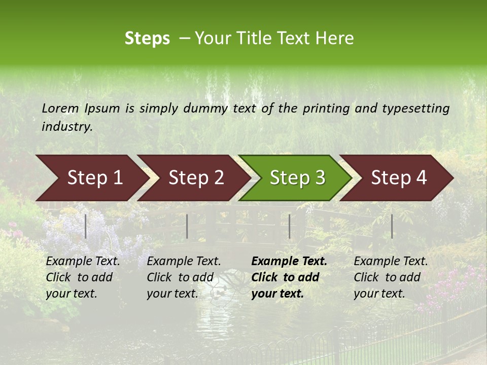 Architecture Bloom Blossom PowerPoint Template