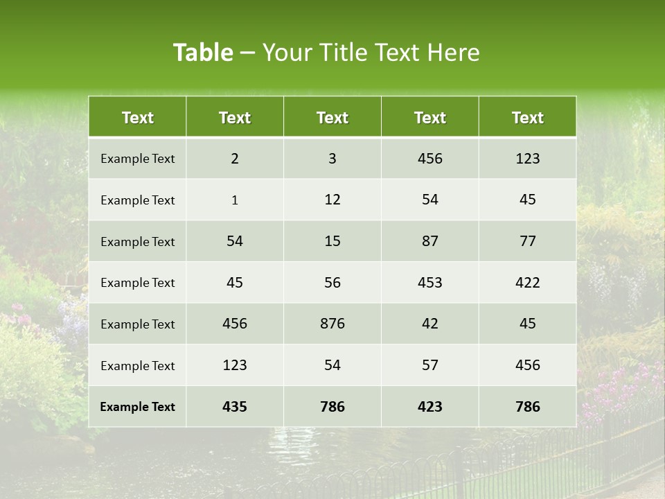 Architecture Bloom Blossom PowerPoint Template