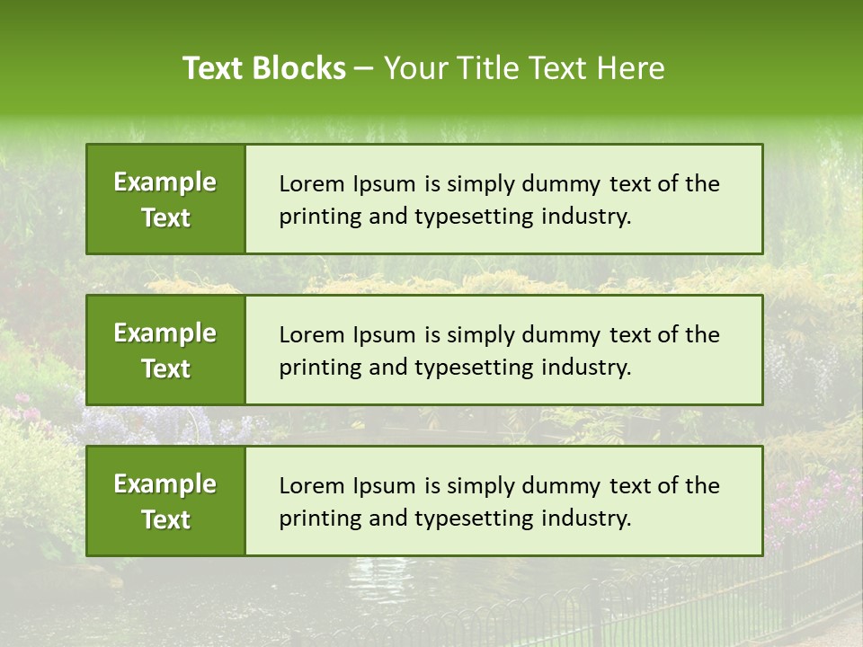 Architecture Bloom Blossom PowerPoint Template