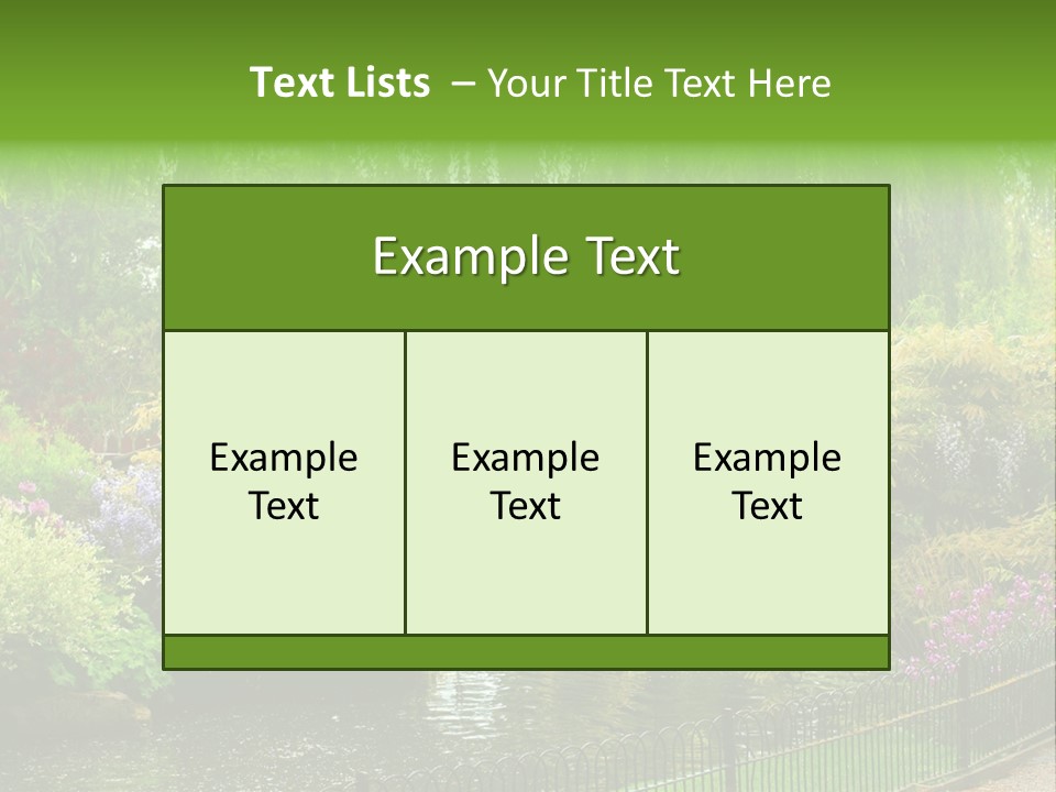 Architecture Bloom Blossom PowerPoint Template