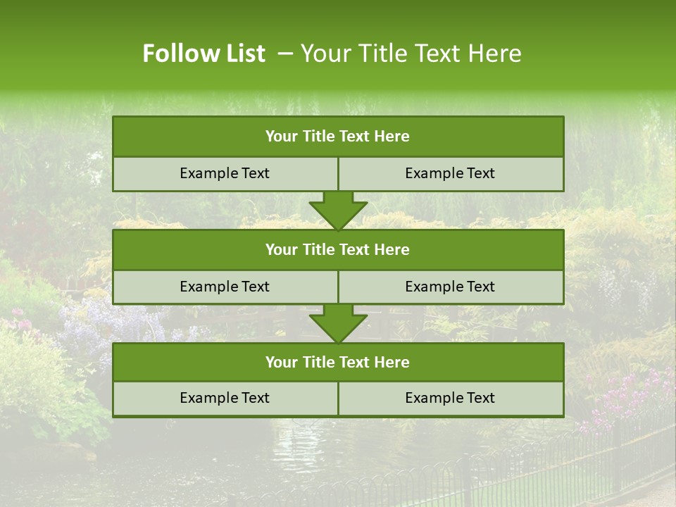 Architecture Bloom Blossom PowerPoint Template