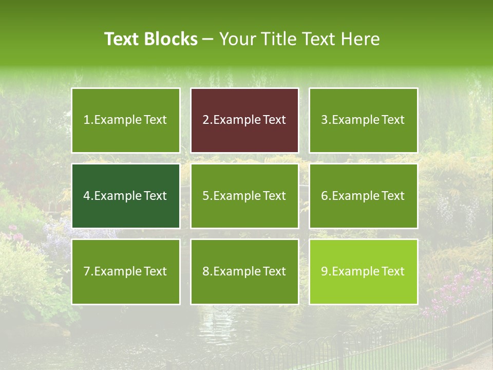 Architecture Bloom Blossom PowerPoint Template