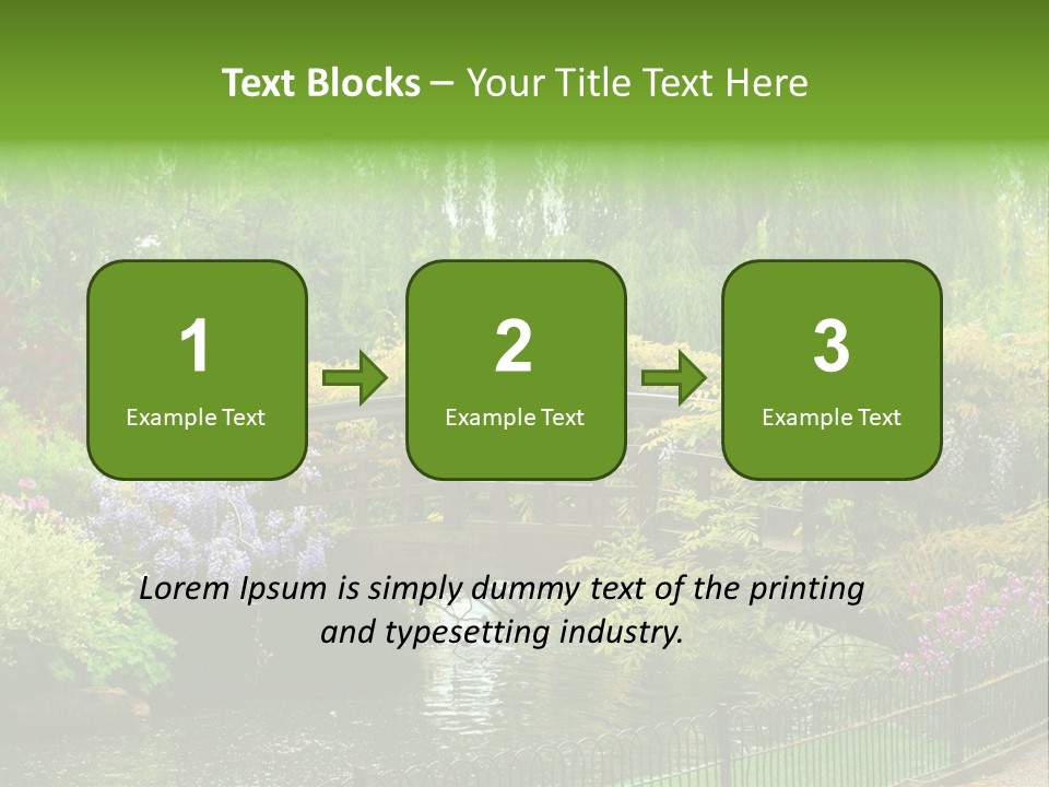 Architecture Bloom Blossom PowerPoint Template