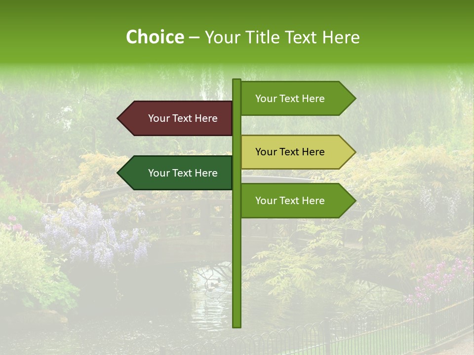 Architecture Bloom Blossom PowerPoint Template