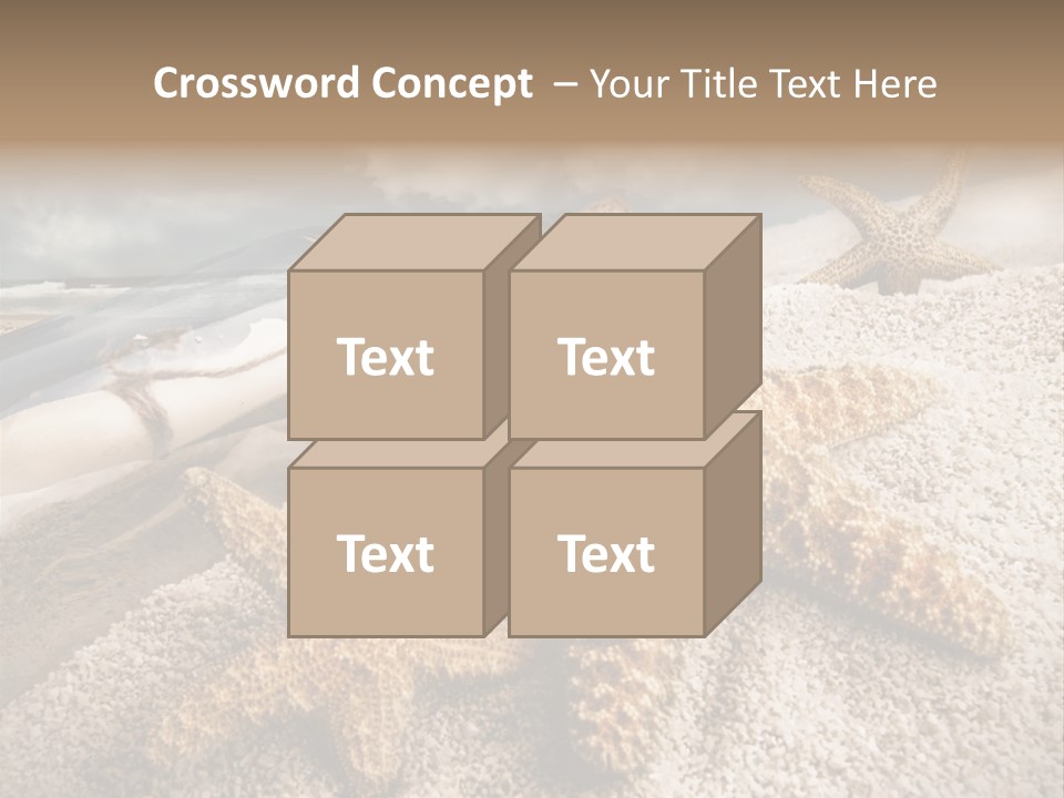 Pirate Message Ocean PowerPoint Template
