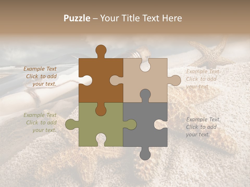 Pirate Message Ocean PowerPoint Template