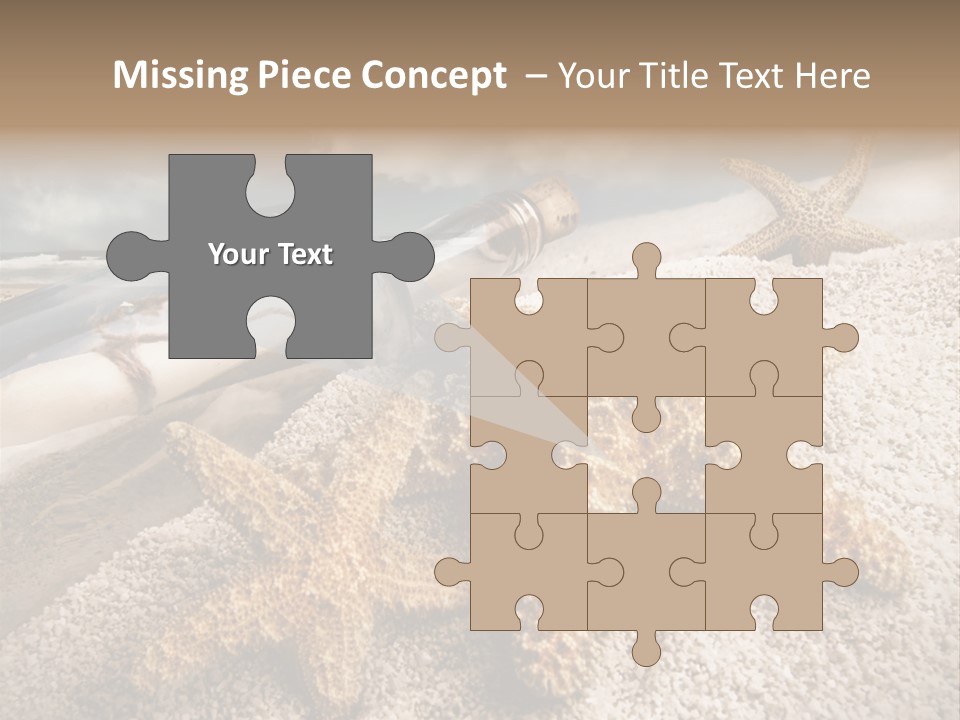 Pirate Message Ocean PowerPoint Template