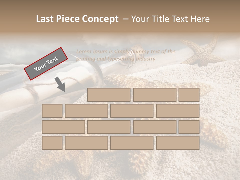 Pirate Message Ocean PowerPoint Template