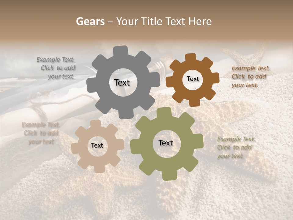 Pirate Message Ocean PowerPoint Template